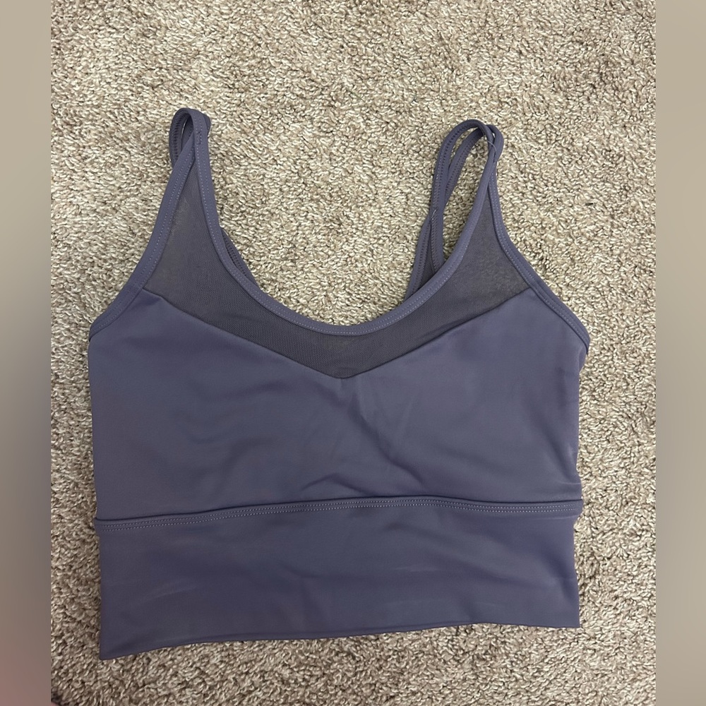 Purple crop top